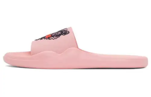 KENZO Rubber Sole Antibacterial Slide Slippers Women's Pink