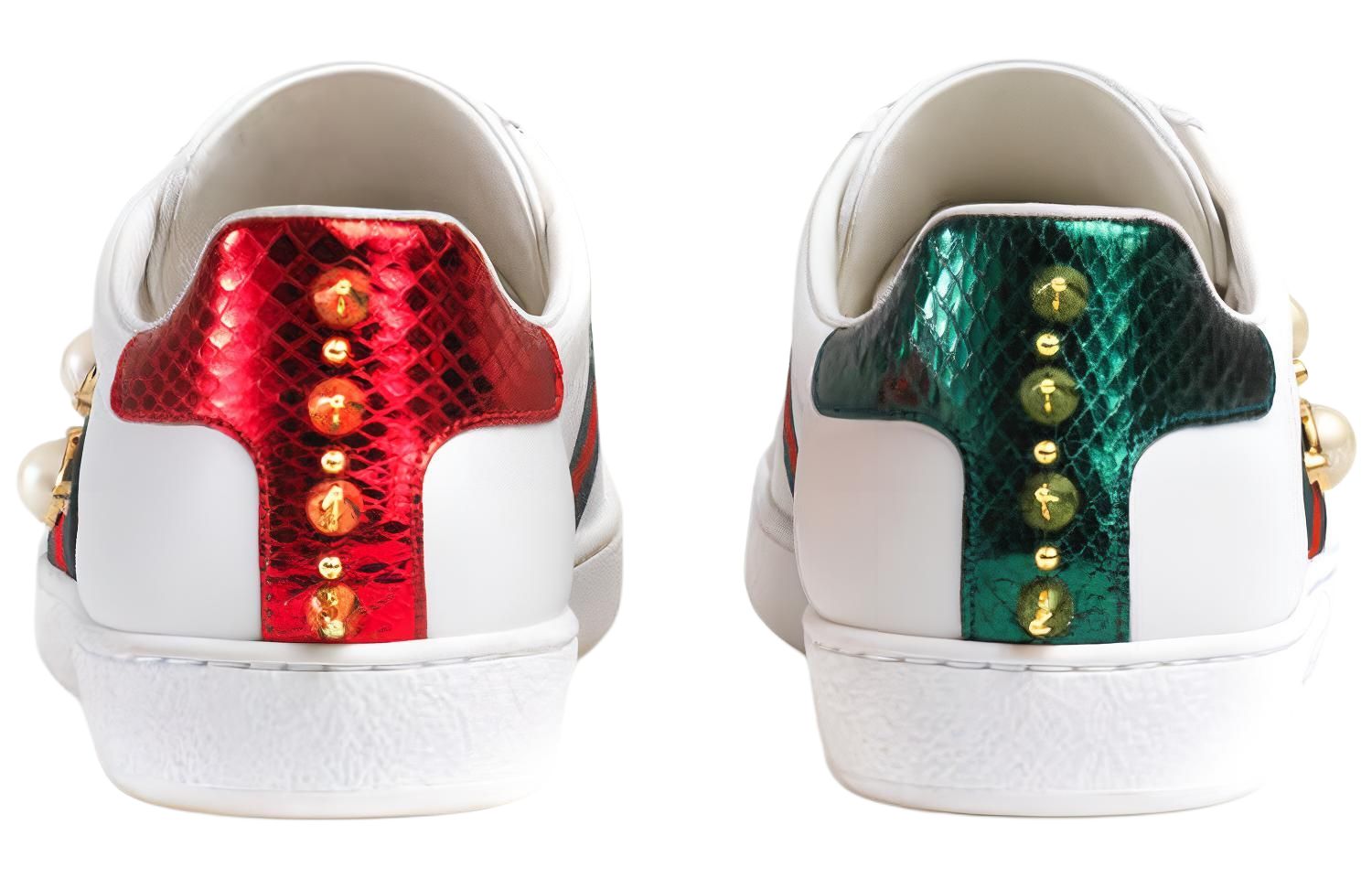 Женские кеды Gucci ACE (белые) — фото 4