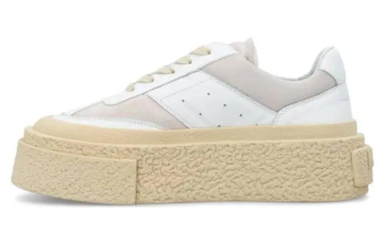 MM6 Maison Margiela Panelled Lace Up Sneakers Women's