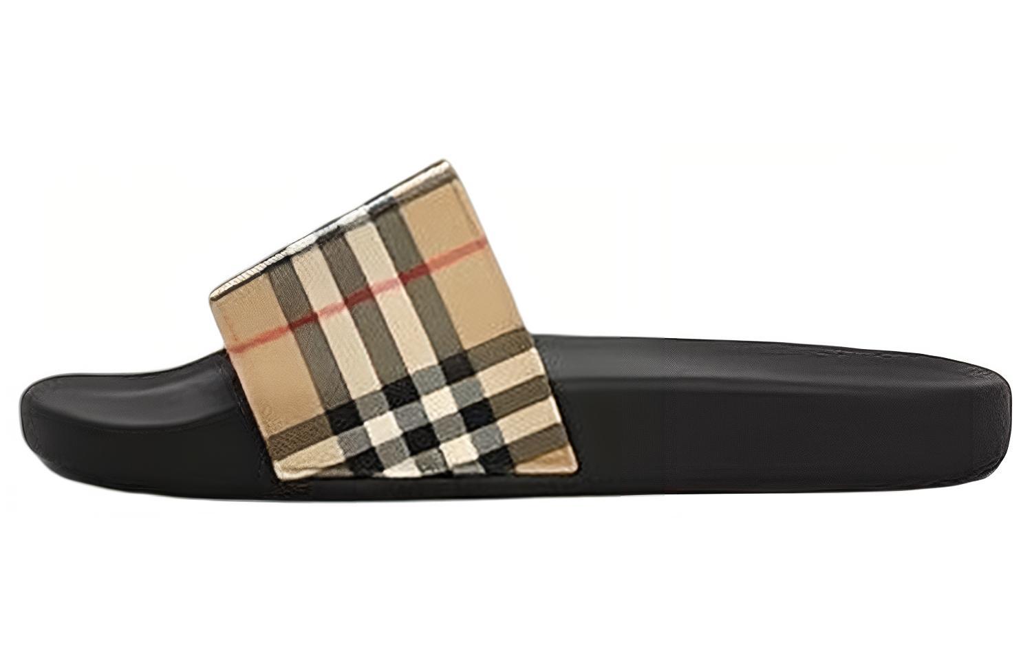 Burberry Vintage Check Print Slides