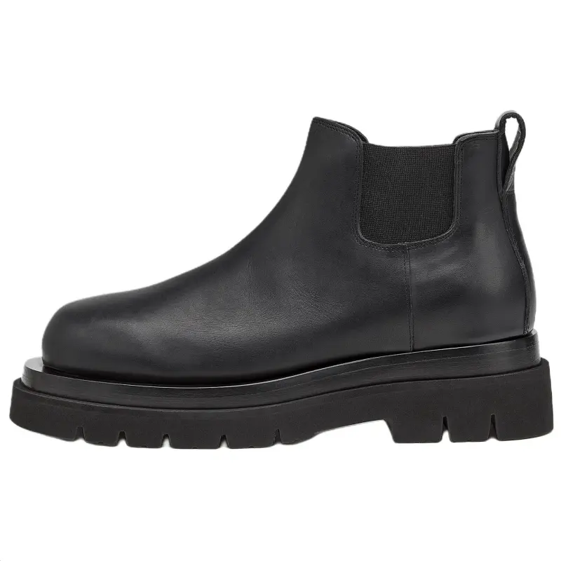 Bottega Veneta Lug Chelsea Ankle Length Chelsea Boots Women's Black
