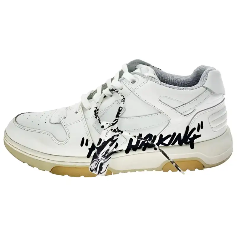 OFF WHITE Out Of Office Leisure Sneakers Black/White