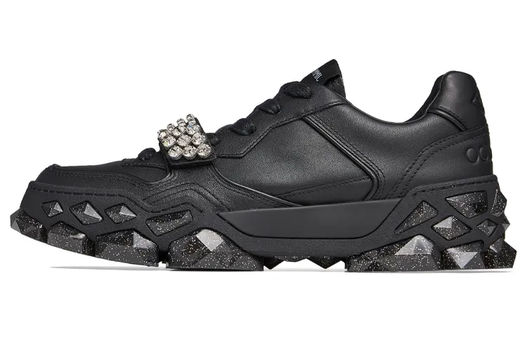 Jimmy Choo Diamond X Strap/F Low top Casual Shoes Women's Black