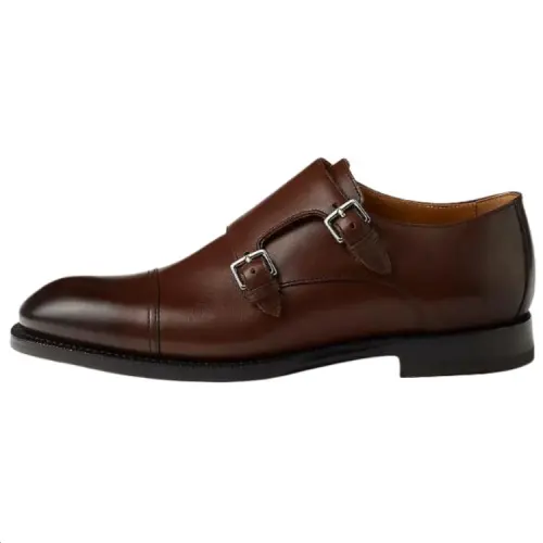 HERMES Keneth Dress Shoes Men's Brown