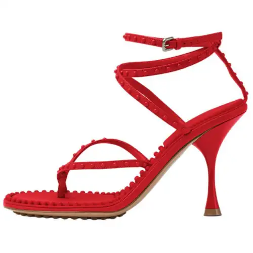 Bottega Veneta Dot Stylish Sandal Women's Red