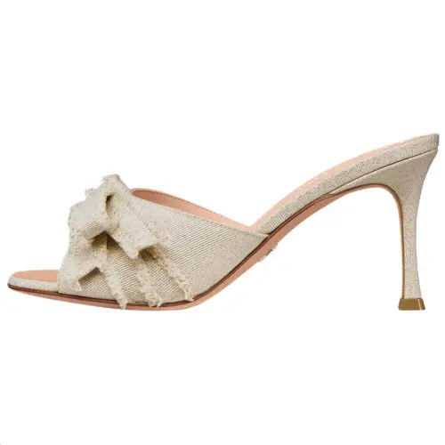 DIOR Adiorable Slide Slippers 8cm Women's Gold