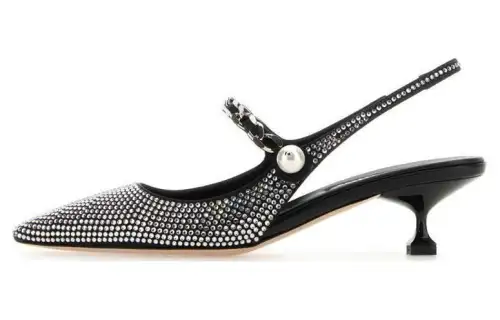 MIU MIU Slim Heel High Heels Women's Black