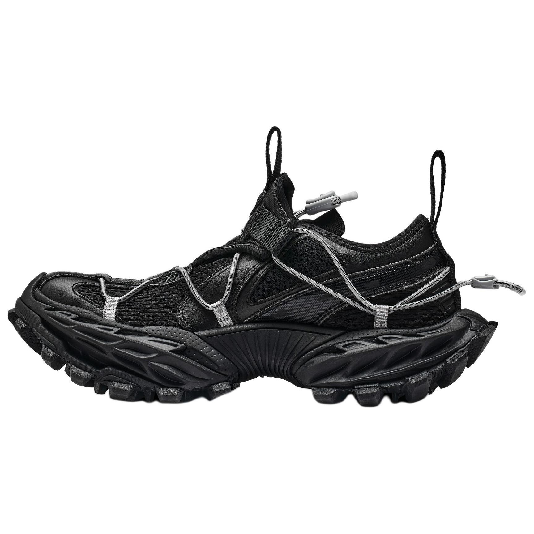 Balenciaga Hike Low top Chunky Sneakers Men's Black
