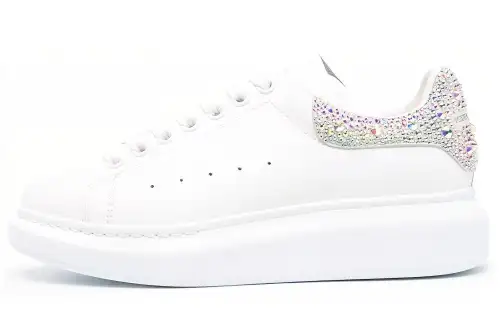 Alexander McQueen Oversized White Crystal Women's