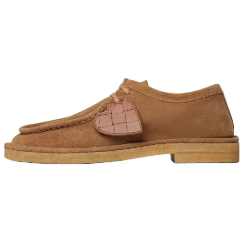 Bottega Veneta Intrecciato Daddy Cow Leather Casual Shoes Women's Brown