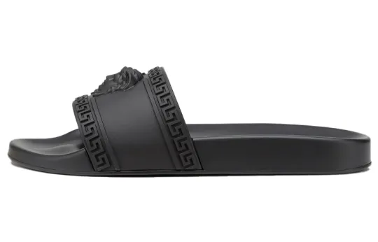 VERSACE Palazzo Slides Black