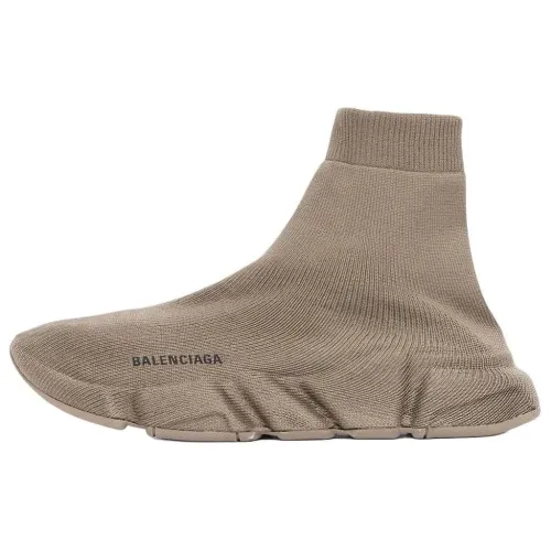 Balenciaga Speed 1.0 High top Casual Shoes Men's Brown