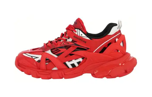 Balenciaga Chunky Sneakers Unisex Low Top Red