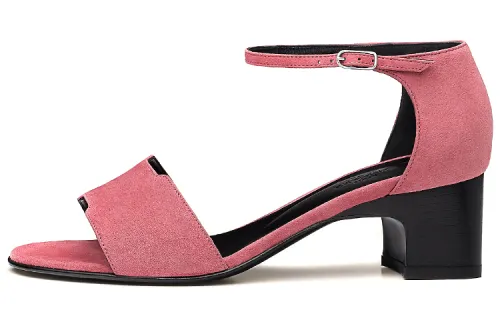 HERMES Demoiselle One Strap Sandals Women's Venetian Powder