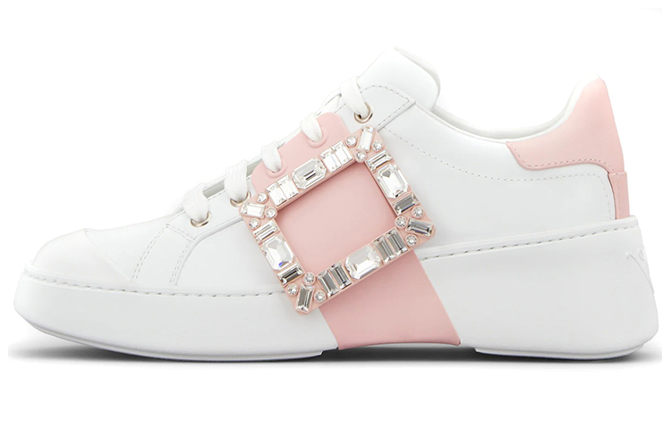 Roger Vivier Viv' Skate Strass Buckle Sneakers Women's