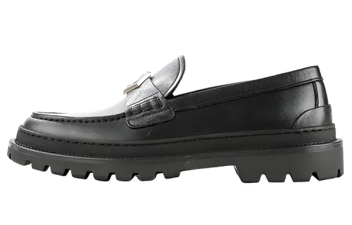 DIOR Explorer Leather Casual Shoes Men's Black
