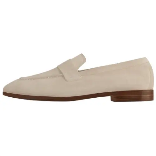 LOUIS VUITTON Glove Calfskin Loafers Men's Brown