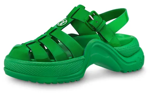 LOUIS VUITTON Archlight Roman Sandals Women's Green