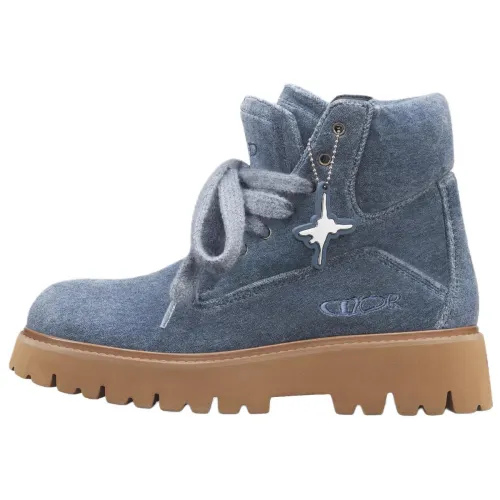 DIOR Lewis Hamilton Ankle Boots 5CM Men's Blue Limited Edition Numbered Edition