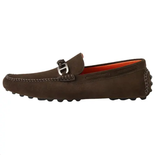 HERMES Alessandro Gommino Loafers 0.5cm Men's Brown