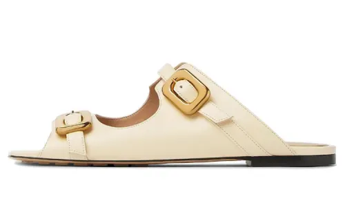 Bottega Veneta Slide Slippers Women's White