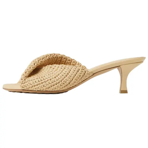 Bottega Veneta Blink Slide Slippers 5cm Women's Beige