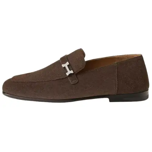 HERMES GIOVANNI Casual Shoes Men's Brown