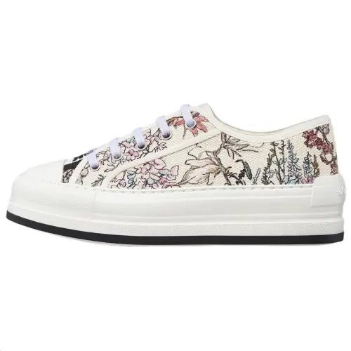 DIOR Walk'n'Dior Low top Skateboard Shoes Women's Ecru