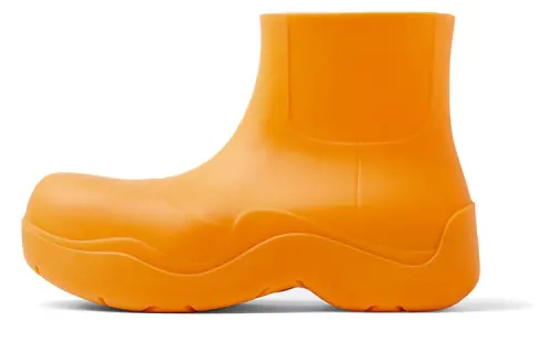 Bottega Veneta Puddle Ankle Boot Tangerine Women's