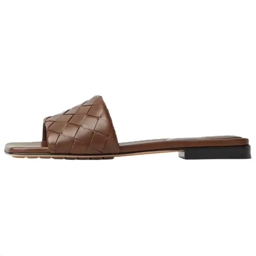 Bottega Veneta Parco Intrecciato Flat Sandals Women's