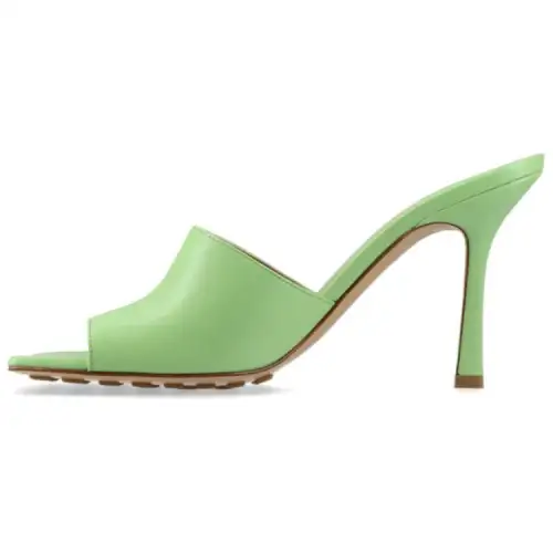 Bottega Veneta Stretch Slide Slippers Women's Green