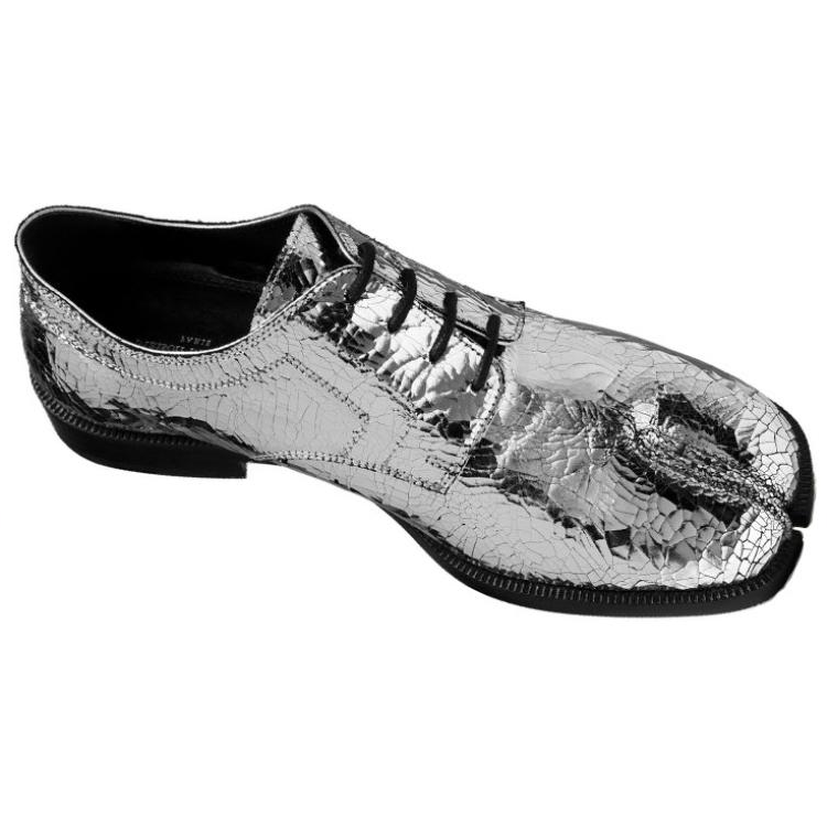 Женские кеды Maison Margiela Maison Margiela Tabi (серебристые) — фото 2