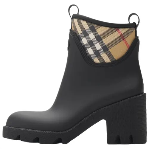 Burberry Marsh Rain Boots 6.5cm Women's Black