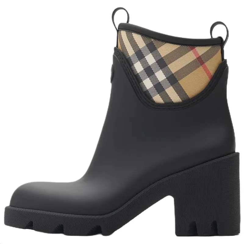 Burberry Marsh Rain Boots 6.5cm Women's Black