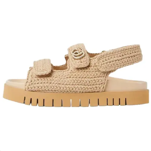 GUCCI One Strap Sandals Women's Beige