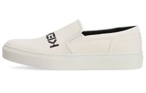 KENZO K Skate Low top Stylish Skateboarding Shoes Women's White