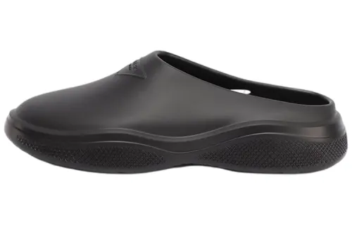 PRADA Foam Rubber Mule Black