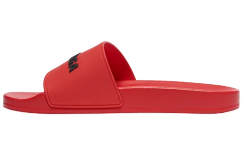 Balenciaga Pool Slides 'Red Black'