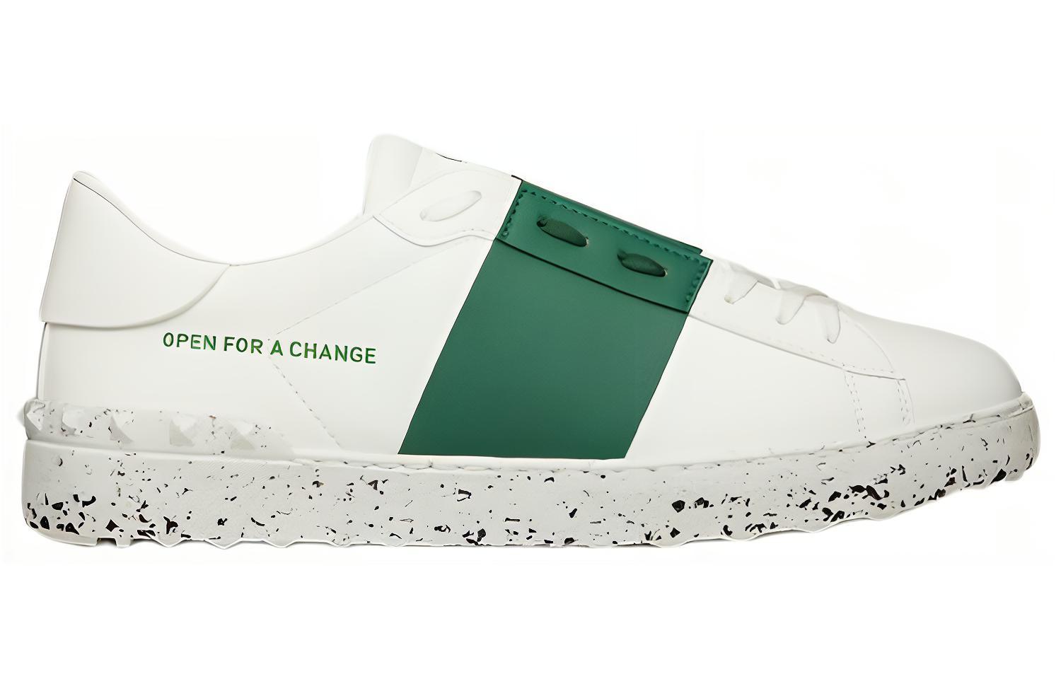 Valentino Open Sneaker 'Open For A Change - White Green'