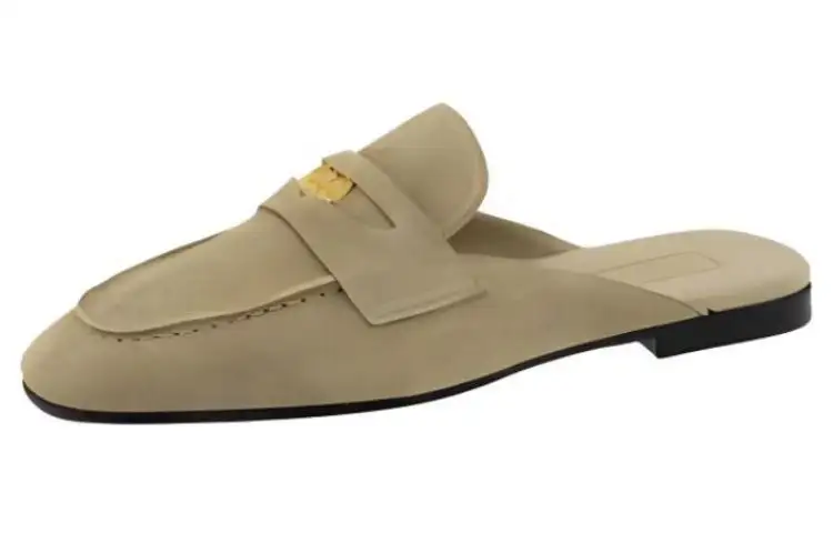 MIU MIU Closed Toe Slippers Women's Sand