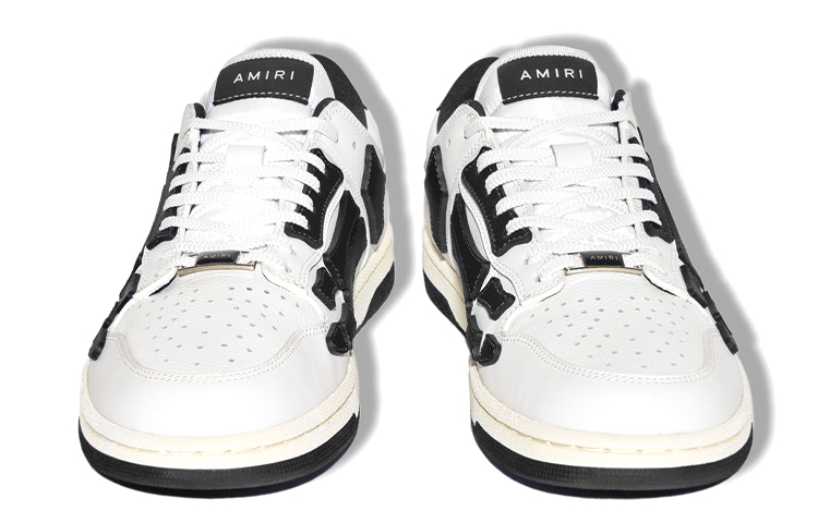 AMIRI Skel Top Low 'White Black'
