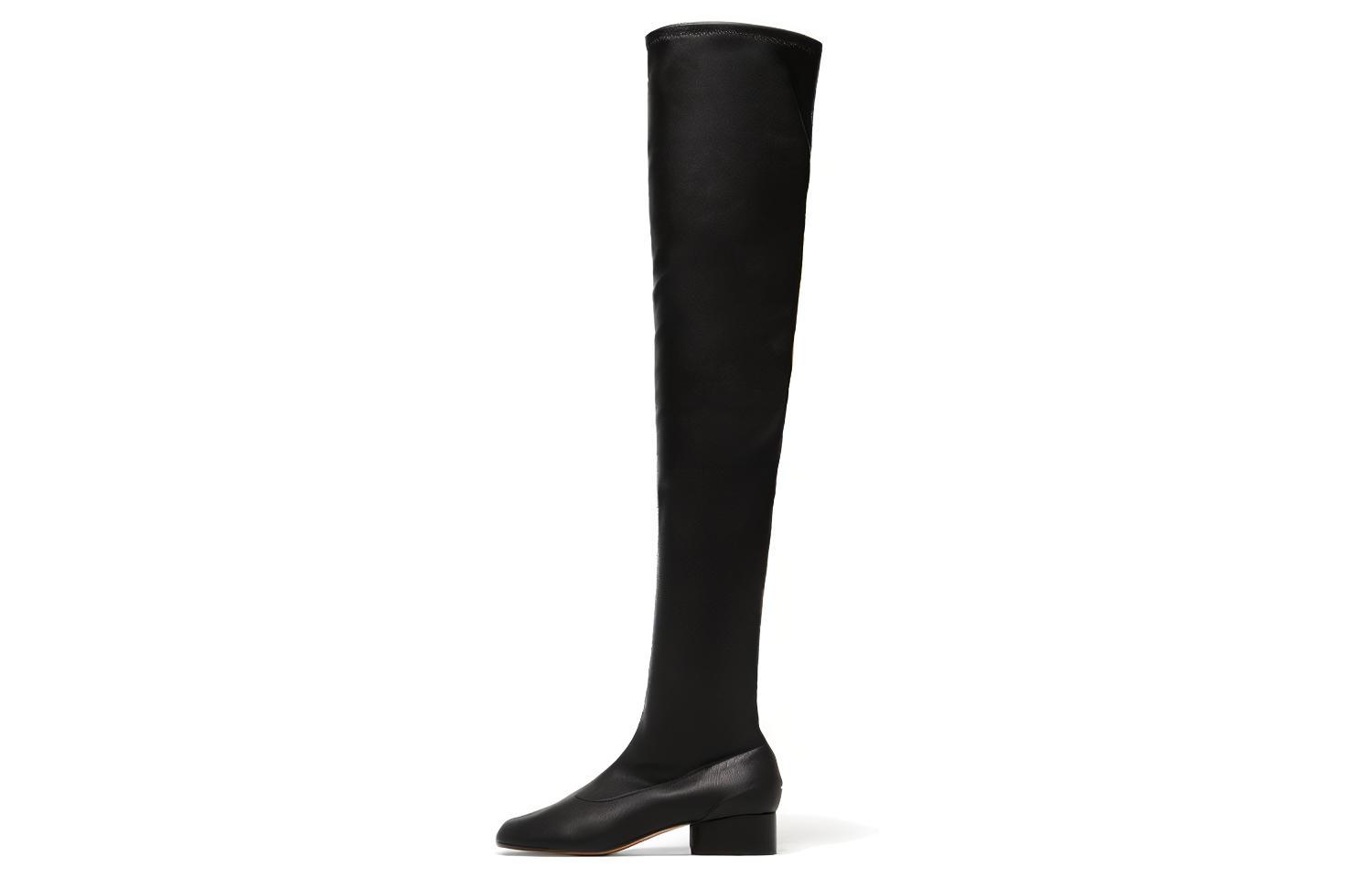 Женские сапоги Maison Margiela Tabi (черные)