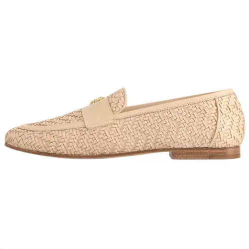 LOUIS VUITTON Soho Loafers Women's Beige