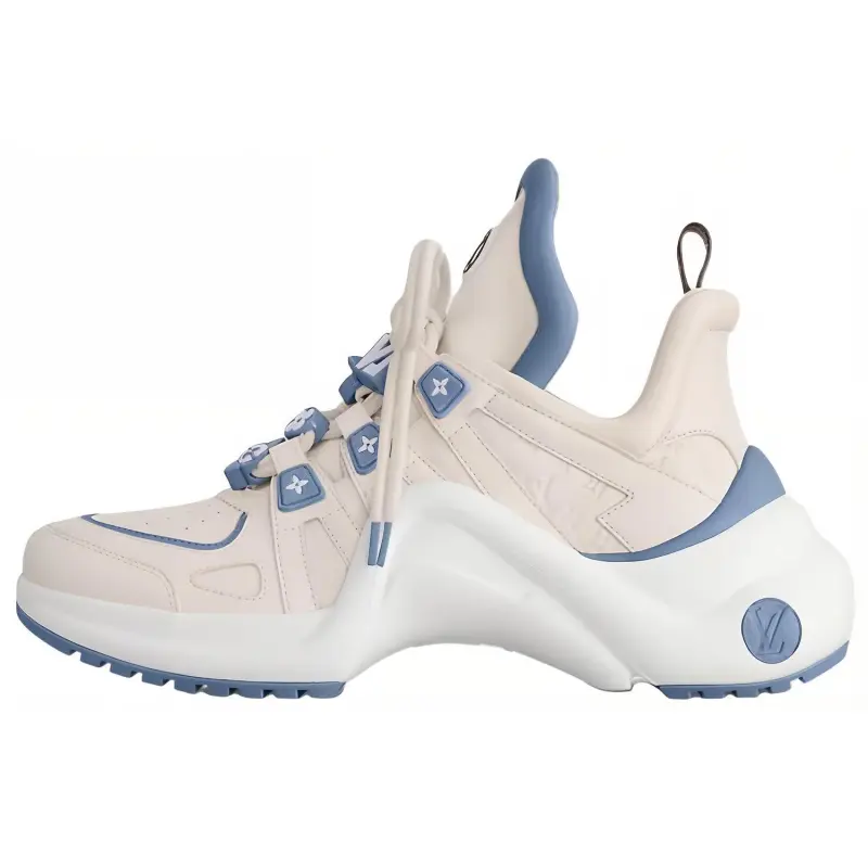 LOUIS VUITTON Archlight Low top Casual Shoes Women's White Blue