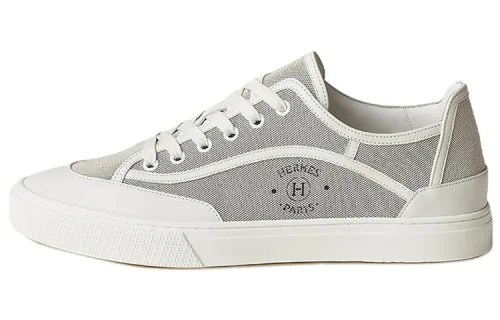 HERMES Get Low top Stylish Skateboarding Shoes Men's Purple White