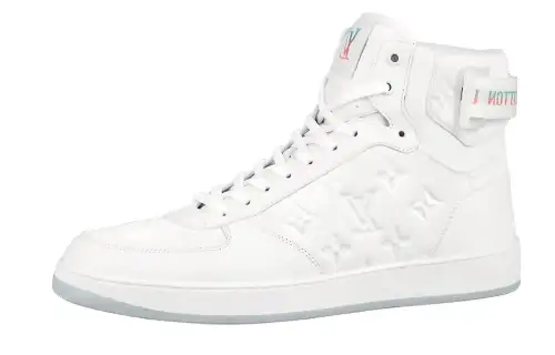 LOUIS VUITTON Rivoli Ankle Sneakers 'White Monogram'