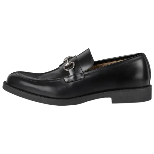 GUCCI Horsebit Loafers Men's Black