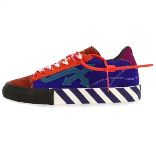 OFF WHITE Arrow Vulcanized Low 'Multi Color Blue' Women's