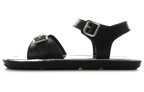 PRADA One Strap Sandals Women's Black
