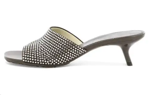 LOEWE Petal Slide Slippers Women's Black